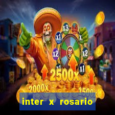 inter x rosario central onde assistir